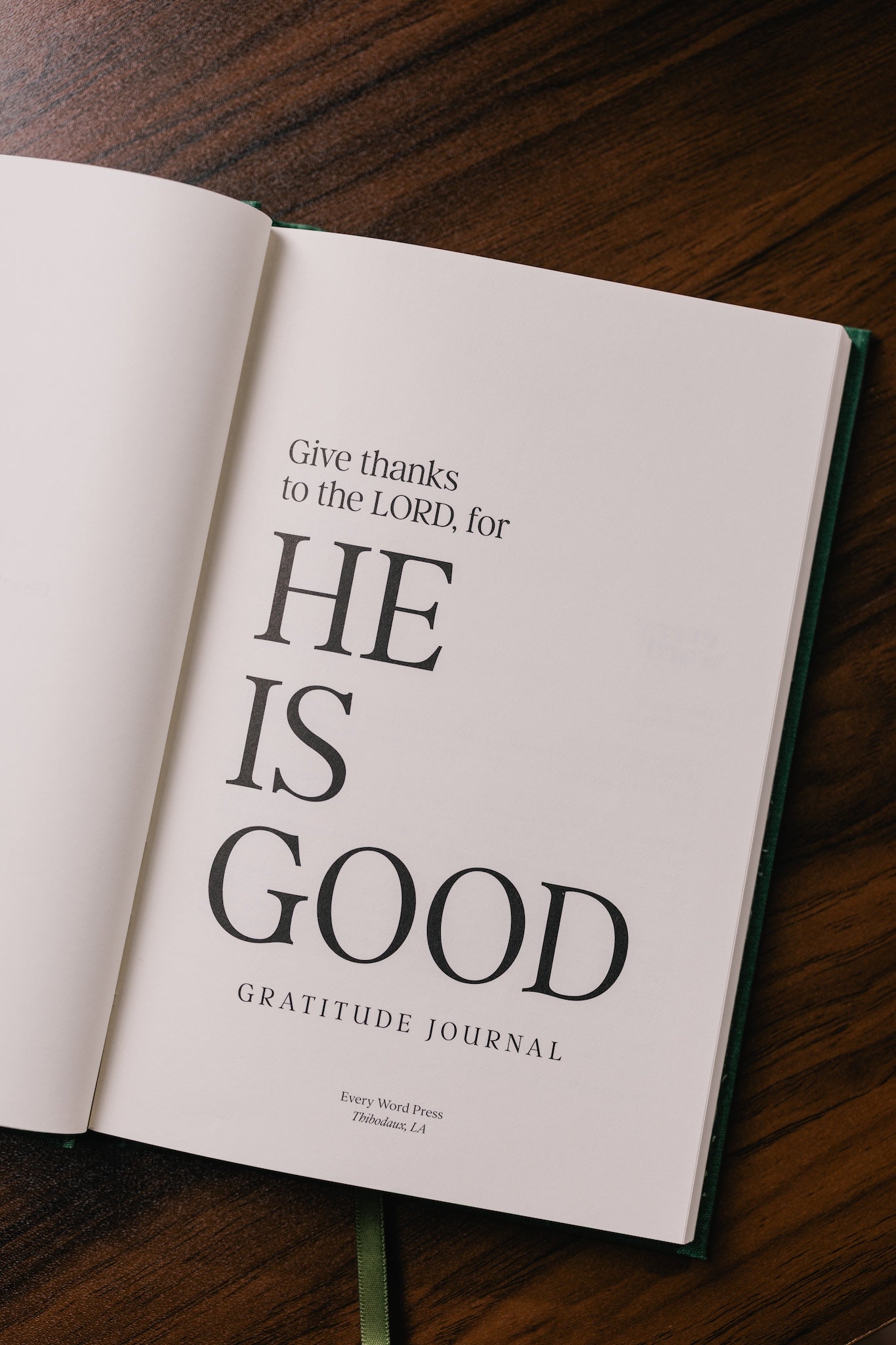 HE IS GOOD Gratitude Journal
